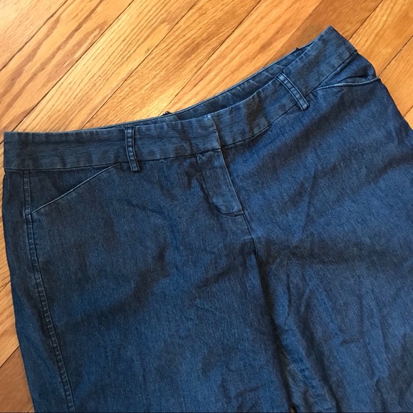 B. Moss Jean Wide Leg Capris - Picture 3 of 7